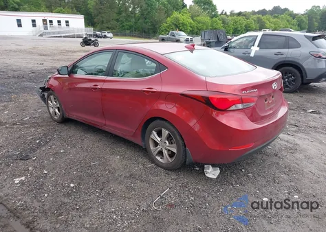 2016 Hyundai Elantra Value Edition from USA, damaged, VIN 5NPDH4AE2GH732722